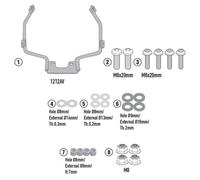 A1212AK - Kit Attacchi per Kappa 1212AK HONDA GB 350 S (25)