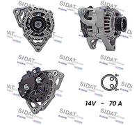 A12BH0111A2 SIDAT Alternatore motorino d'avviamento per OPEL,VAUXHALL