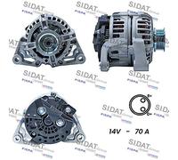 A12BH0349A2 SIDAT Alternatore motorino d'avviamento per OPEL,VAUXHALL