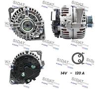 A12BH0456A2 SIDAT Alternatore motorino d'avviamento per OPEL,VAUXHALL