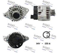 A12DE0544A2 SIDAT Alternatore motorino d'avviamento per ALFA ROMEO,CHRYSLER,FIAT
