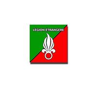 A1422 - Adesivo "Légion étrangère Francia, 7 x 7 cm