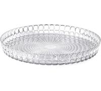 Vassoio Guzzini Tiffany trasparente rotondo