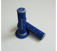 A190 COPPIA MANOPOLE DOMINO BLU-GRIGIO UNIVERSALI PIAGGIO Vespa 50 HP
