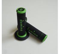 A190 COPPIA MANOPOLE DOMINO NERO-VERDE UNIVERSALI