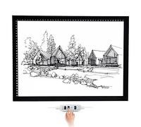 A2 LED Tavoletta Luminosa, A2 Tavolette da Disegno, Ultrasottile Lavagna Luminosa con Luminosità Regolabile Tracing Light Pad per Artist Animazione A2 LED Artcraft Light Box Tracer Slim Light Pad
