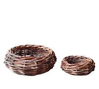 A2 Living Rattan Cesto Ciotola 2er Set 36 E 54 CM Vaso da Fiori Piante