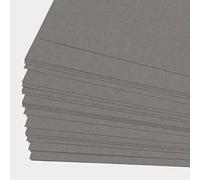 A2 riciclato grigio carta da zucchero, 100 g/mq, 50 fogli di Bcreative®