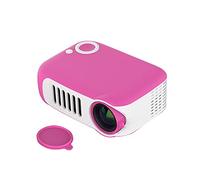 A2000 HD Home Mobile Phone Projector Gift Cross-Border Children Mini Portable Projector Home Theater Projector (Size : Orange and Black Contrast) (White powder contrast)