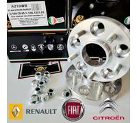 A210WB 2 DISTANZIALI DOPPIA BULLONERIA 25 mm 5X108 PER CITROEN JUMPY II (X)2007>