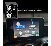 A213 V20 per Mercedes GLC X253 2015-2019 Auto Nuovo aggiornamento 2025 Europa Mappa Navigazione Scheda SD 32GB Sat Nav