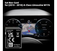 A2189062704 V20 per Mercedes Classe A W176 2014-2020 Auto Sat NAV Copertura Francia Bosnia Norman Mappa Scheda GPS