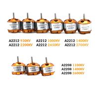 A2212 A2208 Motore Brushless 930KV 1000KV 1400KV 2200KV 2700KV per RC Aereo Mult
