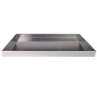 Pentole Agnelli Teglia rettangolare COAL49/4D60 Lega alluminio 3003, bordi dritti, 60 x 40 x 4 cm