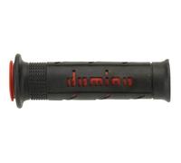 A25041C4240B7 COPPIA MANOPOLE DOMINO ON ROAD ROSSO NERO