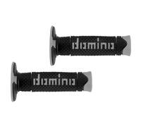 Domino Manopole A260 Moto Cross Enduro Off-Road Racing Soft Universali Nero/Grigio