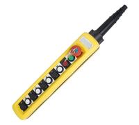 A29132/4/6/8-bit paranco elettrico pulsante di sollevamento interruttore comando singola/doppia velocità azionamento della gru telecomando(11,Single Speed 1pcs)