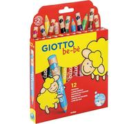 a2bsales - Matite colorate in legno massiccio Giotto Be Be Jumbo, confezione da 12