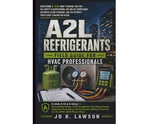 A2L Refrigerants: Field Guide for HVAC Professionals: Flammability Safety, Code Compliance, Tool Requirements, Diagnostic Procedures, and Contractor Liability Protection for the 2025-2030 Phase-Down