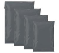 A2Z 100 buste autosigillanti ecologiche miste grigie in 4 misure (15,2 x 22,5 x 30,5 cm, 25 x 30,5 cm, 30,5 x 40,6 cm), 25 buste impermeabili in poliestere per spedizioni