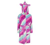 A2Z 4 Bambini Super Soft 3D Animale Unicorn Rosa Galaxy Con Accappatoio 2-13