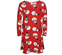 A2Z 4 Bambini Vestito Babbo Natale Pupazzo di Neve Pinguino Swing Abito