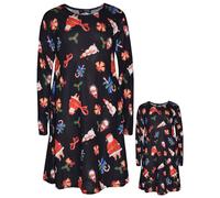 A2Z 4 Bambini Vestito Babbo Natale Pupazzo di Neve Pinguino Swing Abito