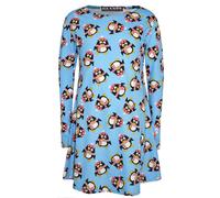 A2Z 4 Bambini Vestito Babbo Natale Pupazzo di Neve Pinguino Swing Abito