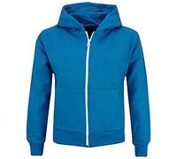 A2Z 4 Kids Bambini Ragazze Ragazzi Plain Vello - Hoodie Plain Turquoise 9-10 Years
