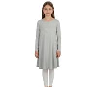 A2Z 4 Kids Bambini Ragazze Swing Abito Top - Swing Dress Grey 5-6