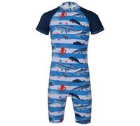 A2Z 4 Kids Costume da bagno intero per ragazzi e ragazze, a maniche corte, costume da bagno tutto in uno, colorato, ad asciugatura rapida, per bambini, piscina, giochi d'acqua, vacanze, estate