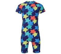 A2Z 4 Kids Costume da bagno intero per ragazzi e ragazze, a maniche corte, costume da bagno tutto in uno, colorato, ad asciugatura rapida, per bambini, piscina, giochi d'acqua, vacanze, estate