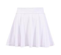 A2Z 4 Kids Gonna pieghettata semplice per ragazze, per la scuola, moda estiva, outfit alla moda, morbida al tatto, comoda, età 2-13 anni, bianco, 9-10 Anni