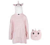 A2Z 4 Kids Oversize Snuggle Ragazze Indossabile Natale Unicorn Viso Con Morbido