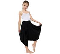 A2Z 4 Kids Pantaloni Larghi Harem Stile Ali Baba Tie Dye Pantaloni - Harem Skirt Black 7-8