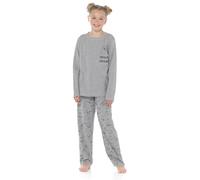 A2Z 4 Kids Pigiama da bambina in 2 pezzi, in jersey, comodo, per bambini, con parte superiore inferiore, idea regalo per bambini 7-8, 9-10, 11-12, 13 anni, Bradipo, 9-10 Anni