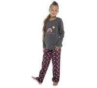 A2Z 4 Kids Ragazze Morbido Cotone Due Pezzi Set Pigiama con Elastico Comodo - Pjs AZ040 Good Morning 7-8