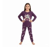 A2Z 4 Kids Ragazze Pigiama Bambini 2 Pezzo Set Koala - Pjs 214 Koala Purple_9-10