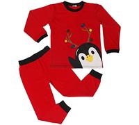 A2Z 4 Kids Ragazze Pyjamas Bambini Pjs 2 Pezzo Set Lounge Abito per Bambino Top Bottom - Pjs 156 Red._5-6