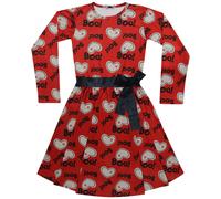 A2Z 4 Kids Ragazze Skater Maniche Lunghe Cuore Stampa Halloween Party Abito 5-13