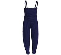 A2Z 4 Kids ragazze tuta bambini colore uniforme - Plain Jumpsuit Navy 11-12