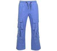 A2Z 4 Kids Ragazzi Attivo Cargo Pantaloni Elasticizzata Vita Drawstring Casuale Pantaloni - Cargo Trouser 721 Blue 9-10