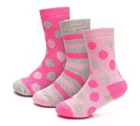 A2Z 4 Kids Ragazzi Ragazze Termico Calzini Ultimate Inverno Calore Spessa Inverno - Socks AZ358 Pink 3 Pack 11-14
