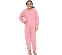 A2Z 4 Kids® Unisex Bambini Ragazze Ragazzi Plain Colore Vello Con Cappuccio Tutina Tutti in Uno Nuova Età 2 3 4 5 6 7 8 9 10 11 12 13 Anni