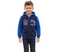 A2Z 4 Kids Unisex Ragazzi Ragazze Giacca con Cappuccio Baseball - NY Jacket Navy 13