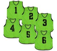 A2Z 6 Confezione SPORTS Numero Rete Bavaglino Confortevole Durante Rugby Adulti