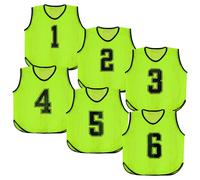 A2Z 6 Confezione SPORTS Numero Rete Bavaglino Confortevole Durante Rugby Adulti