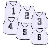 A2Z 6 Confezione SPORTS Numero Rete Bavaglino Confortevole Durante Rugby Adulti