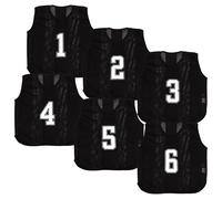 A2Z 6 Confezione SPORTS Numero Rete Bavaglino Confortevole Durante Rugby Adulti