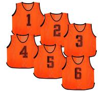 A2Z 6 Confezione SPORTS Numero Rete Bavaglino Confortevole Durante Rugby Adulti